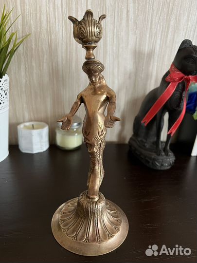 Подсвечник Русалка СССР