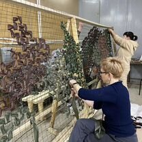 Рабочий для плетения маскировочных сетей, Санкт-Петербург