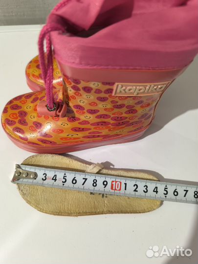 Резиновые сапоги для девочки 23