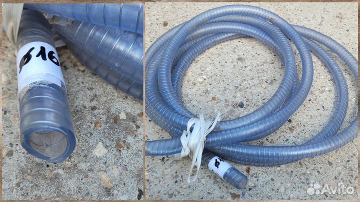 Гибкий шланг из пвх-стали, армированный проволокой