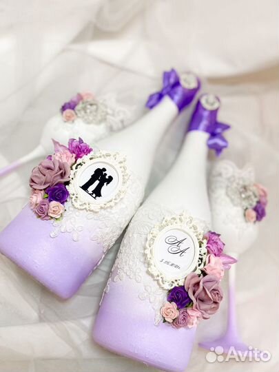 Свадебные бокалы, свечи Семейный очаг, казна / сун