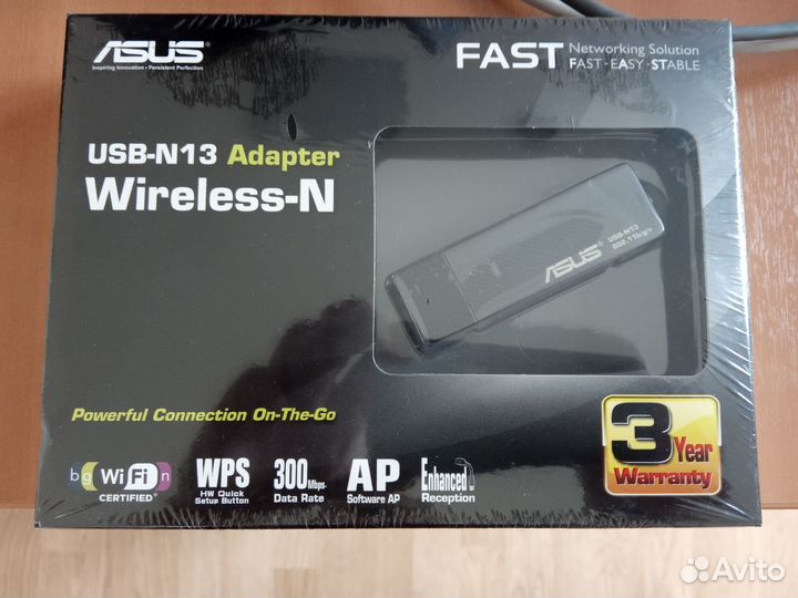 Wifi адаптер asus USB-N13
