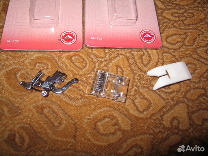 Лапки для кожи, бархата и т.п., к швейным машинам