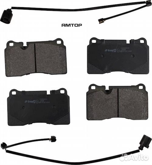 JP group 1163606810 Колодки тормозные дисковые