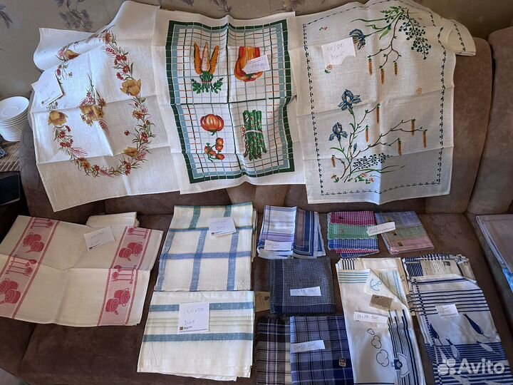 Простынь лен ссср/полотенца/пододеяльник/тканьссср