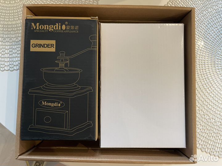 Кофемолка и френч пресс Подарочный набор новый