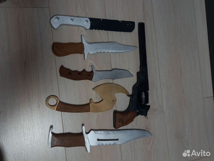 Макеты оружий из дерева