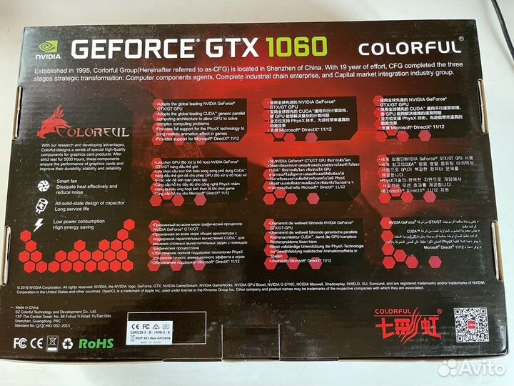 Видеокарта Geforce Gtx 1060 3 gb