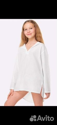 Детская пляжная туника новая