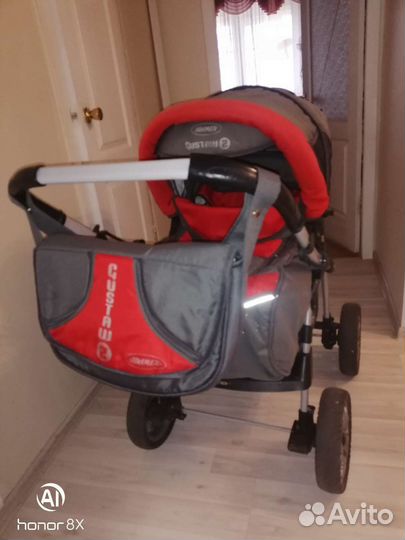 Коляска 2в1 с переносной люлькой