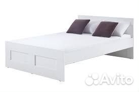 IKEA кровать 160х200 brimnes сириус 2 спальная