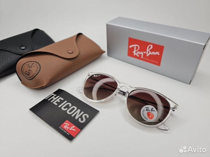 Очки Ray Ban Erika Transparent Polarized