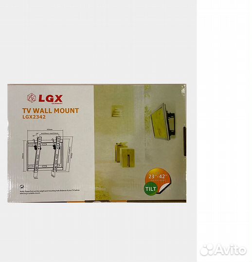 Кронштейн наклонный для ЖК телевизоров