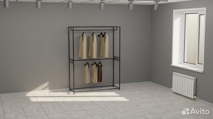Стойка для магазина одежды