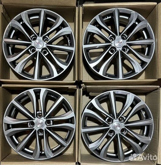 Литые диски R16 4x100 Kia Rio Hyundai Solaris