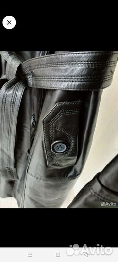 Кожаный плащ женский натуральная кожа