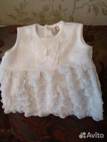 Нарядное платье для новорожденного