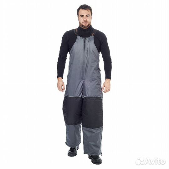 Костюм зимний Полюс LUX цвет Серый/Черный р.64-66