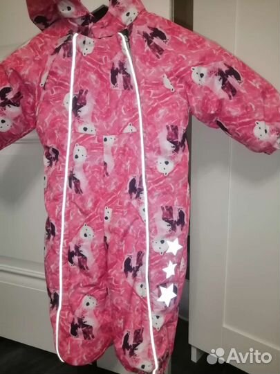 Зимний комбинезон для девочки 86