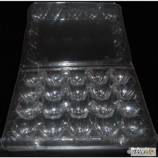 Упаковка для перепелиного яйца пластиковая