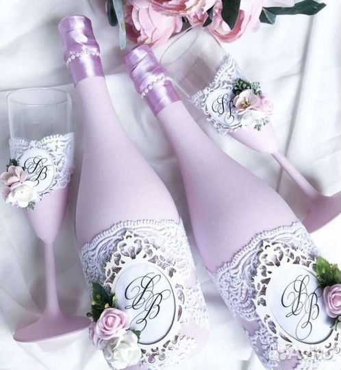 Свадебные аксессуары, наборы на стол