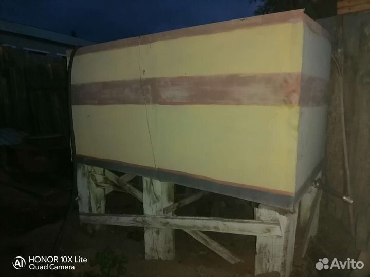 Емкость для воды металлическая бу