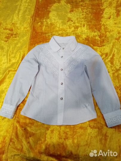Блузка для девочки, размер 122