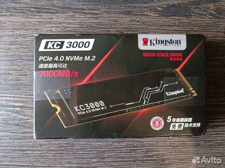 SSD M.2 Kingston KC3000 1 Тб (новый)
