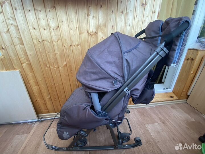 Детские санки с колесами