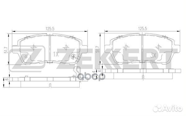 Колодки торм. диск. передн. Ford Fiesta VI 08