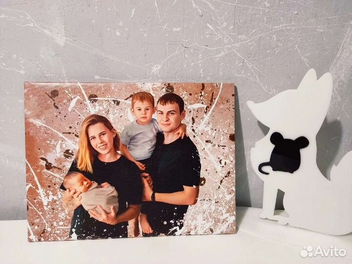 Портрет на холсте по фото
