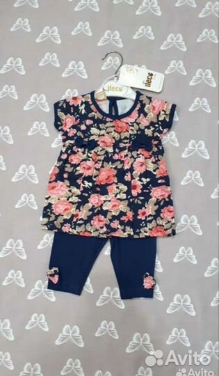 Новая детская одежда для девочек пакетом 64-92