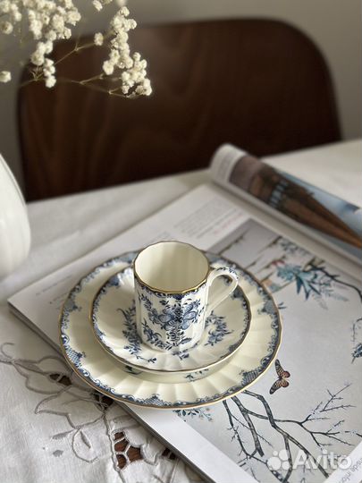 Винтажные кофейные пары малышки, Англия