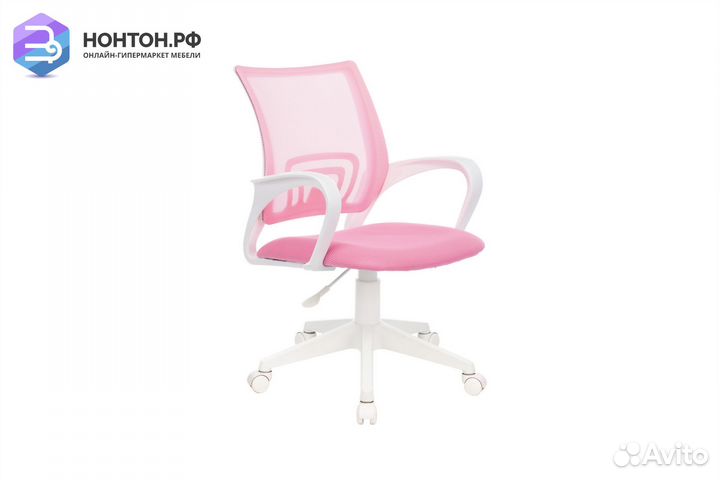 Компьютерное кресло Бюрократ CH-W695NLT розовое