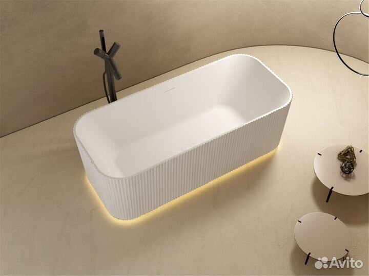 Ванна abber Stein AS9663 170*75 из искусственного