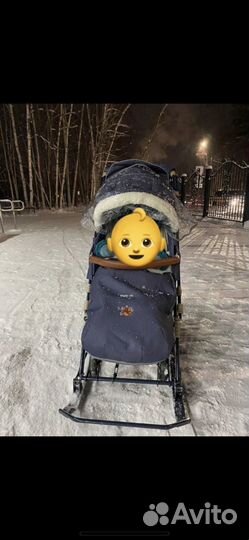 Коляска санки