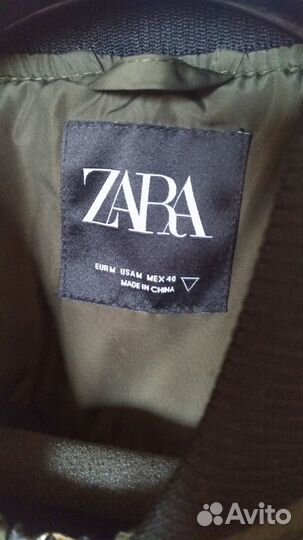 Бомбер мужской zara р. M