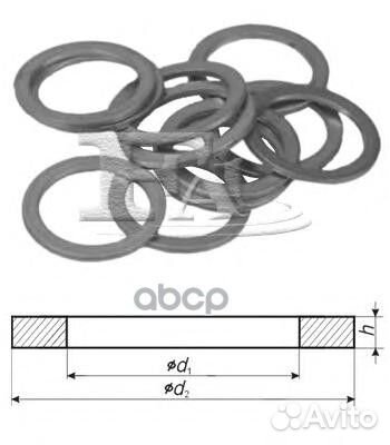 Комплект медных шайб (25шт) Cu 18x24x1.50 в кор