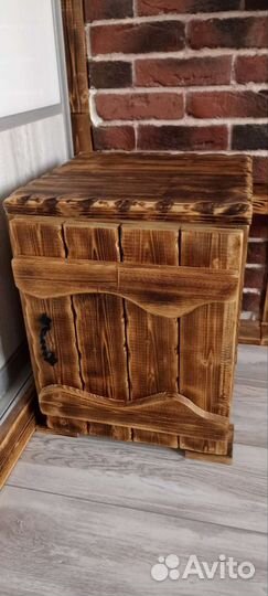 Тумбы из массива дерева для дома, бани, беседки