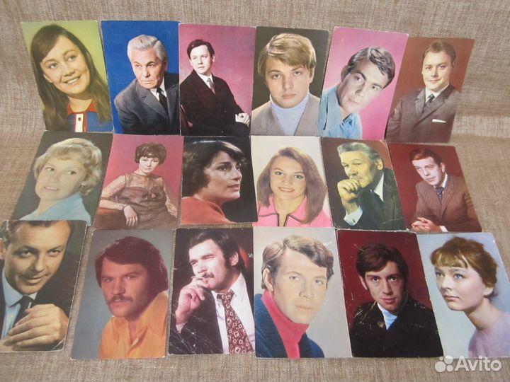 Открытки Артисты СССР. Цветные. 130+++ шт