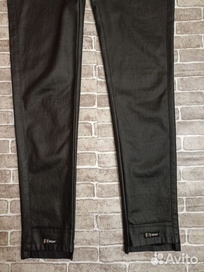 Брючки экокожа