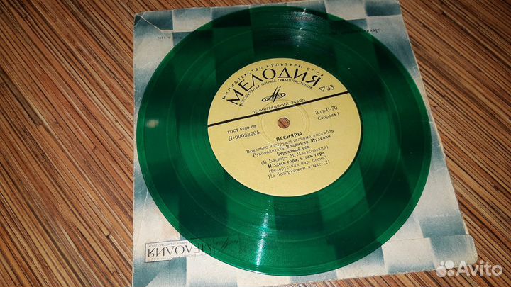 Виниловая пластинка (цветной винил)