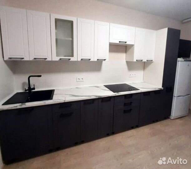 Кухня серая модульная новая