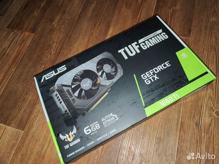 Видеокарта GTX 1660 ti Asus Tuf Gaming