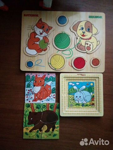 Пазлы деревянные