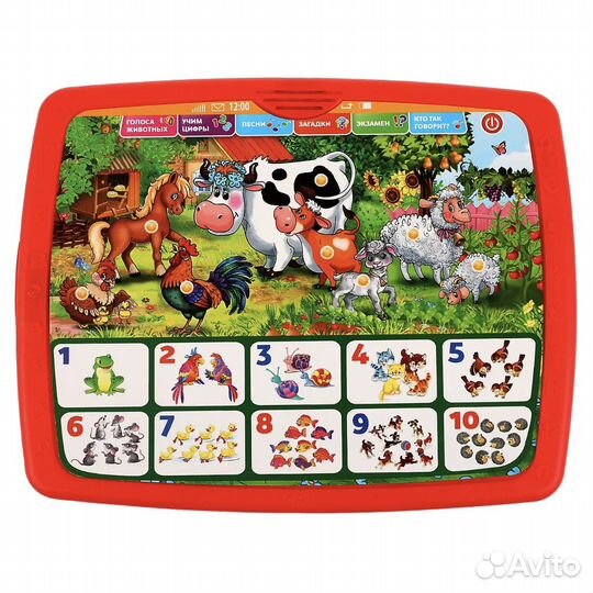 Музыкальный планшет Умка двусторонний