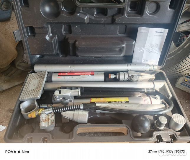 Гидравлическая растяжка matrix 10 тонн набор