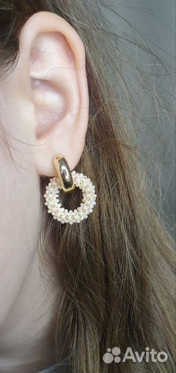 Серьги из бисера