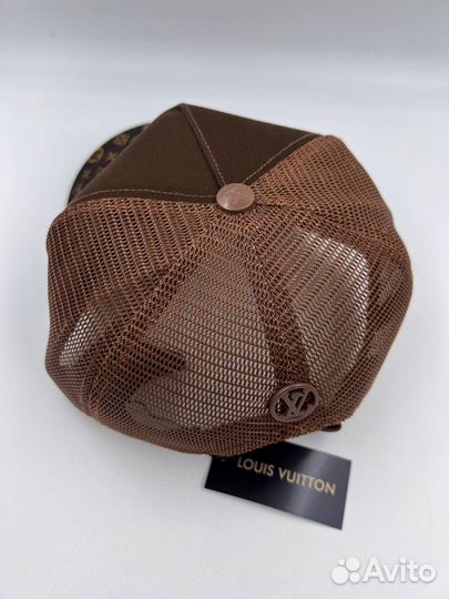Кепка бейсболка Louis Vuitton бронзовая сеточка