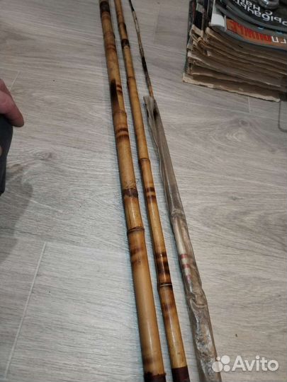 Бамбуковая удочка новая